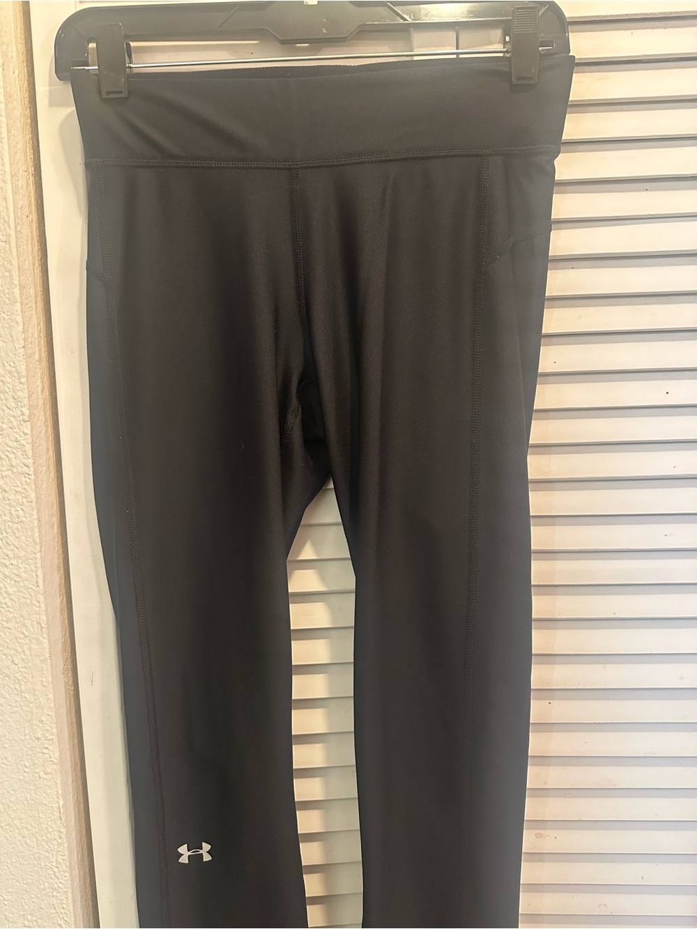 Under Armour Black/Gray HeatGear Compression Tights
